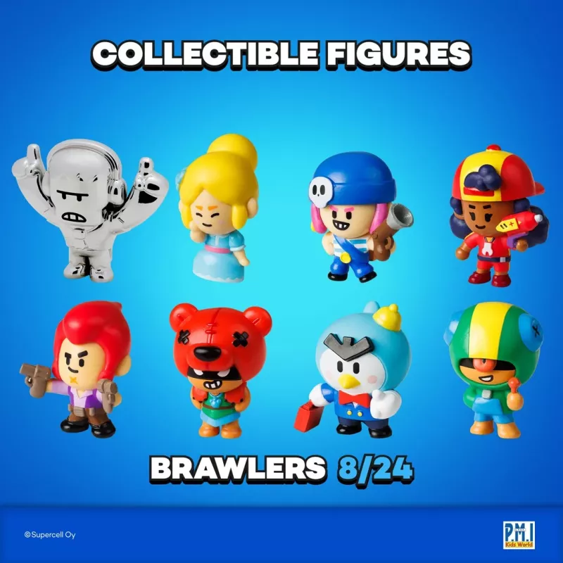 Brawl Stars S1 figúrky – balenie 8 ks Deluxe-Box VER.B