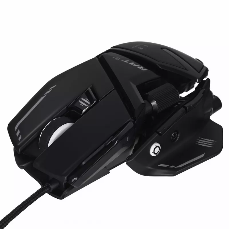 Herná myš MadCatz R.A.T. 8+ — pre pravákov, optická, 16000 DPI, 11 tlačidiel, USB Type-A, 145 g