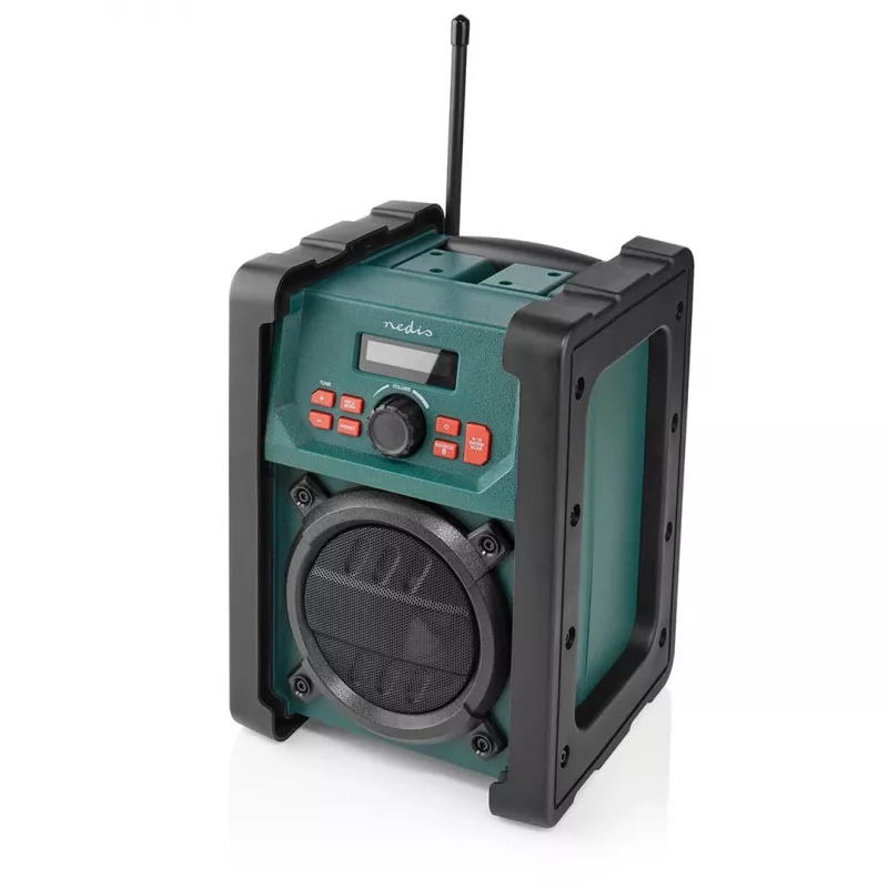 Rádio Nedis RDDB3100GN 15W Bluetooth IP65 čierna/zelená