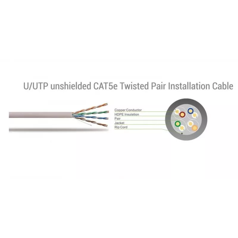 SBOX UTP-30 UTP CAT5e RJ45 30 m čierny sieťový kábel