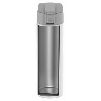 ZWILLING THERMO Termoska, cestovný hrnček, dvojitá izolácia, bezpečné tesnenie, 450 ml, výška: 22,8 cm, biela