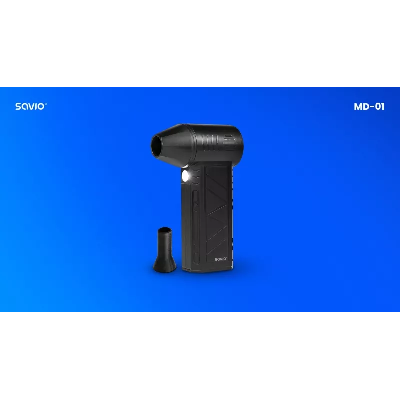 Savio MD-01 fúkač na listy 60 W 7,4 V 140 km/h lithium-ion (Li-Ion)