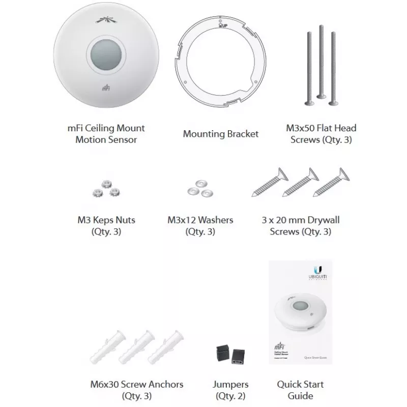 Ubiquiti Networks mFi-MSC – 0 – 50 °C – 5 – 95 – 13,45 cm – 13,45 cm – 3,05 cm (mFi-MSC)