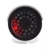 Atrapa rúrkovej kamery s IR LED, CEE IR1800 W — nefunkčná bezpečnostná atrapa