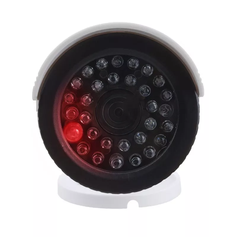 Atrapa rúrkovej kamery s IR LED, CEE IR1800 W — nefunkčná bezpečnostná atrapa