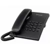Káblový telefón Panasonic KX-TS500 čierny s identifikáciou volajúceho a hlasitým odposluchom