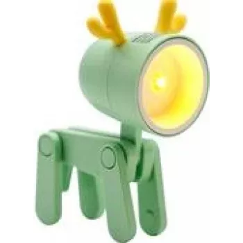 LED stolová lampa RealPower 486259 zelená 1 žiarovka na batérie