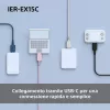 Sony IER-EX15C headset káblový in-ear hovory/hudba USB Type-C čierny