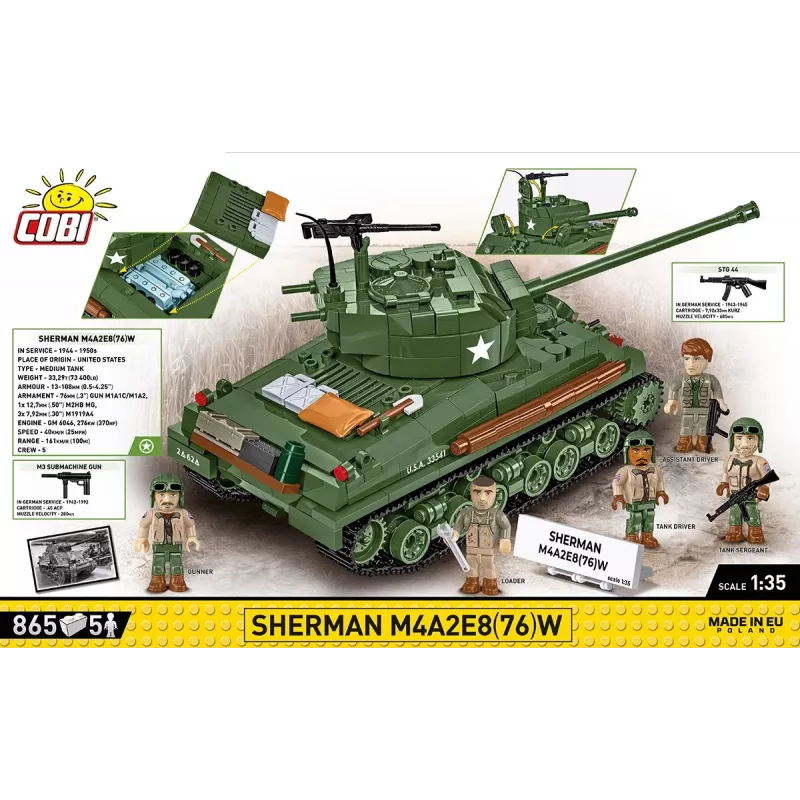 Blocks Sherman M4A2E8 865 kociek