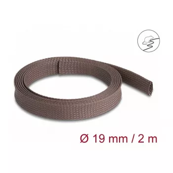 Káblový plášť DeLOCK 20899 hnedý polyester priemer 1,9 cm