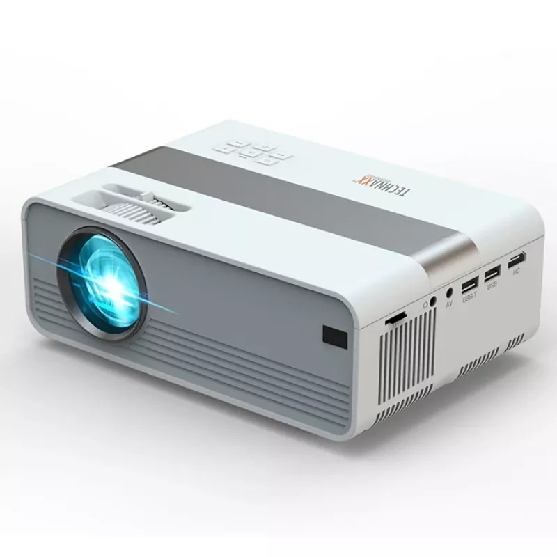 Technaxx TX-127 mini LED projektor, LCD, HD 720p (1280x720), biely/sivý