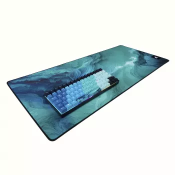Mechanická herná klávesnica Sharkoon SKILLER SGK50 S3 Ultimate Rev2 mätovo modrá QWERTZ rozloženie