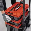Kufrík na náradie Einhell E-Case Tower čierny červený polypropylén tepelne odolný proti striekajúcej vode