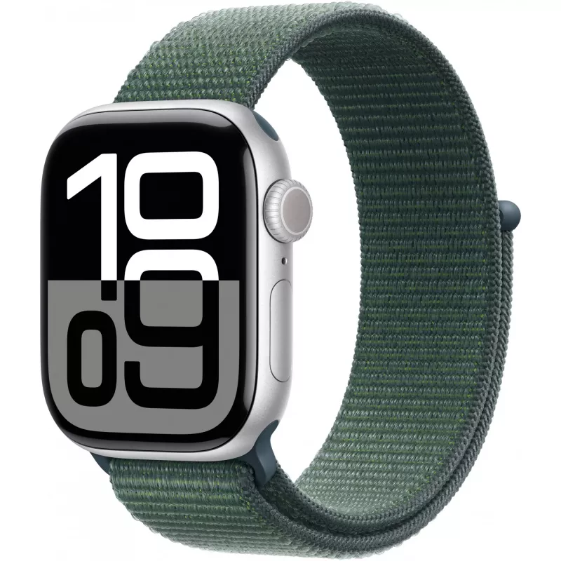 Náramok Apple Sport Loop 42 mm Lake zelený — nylon/polyester/elastan, 1 kus