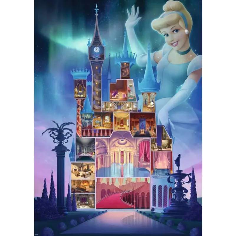 Puzzle Disney Castle Collection: Cinderella (1000 dielikov)