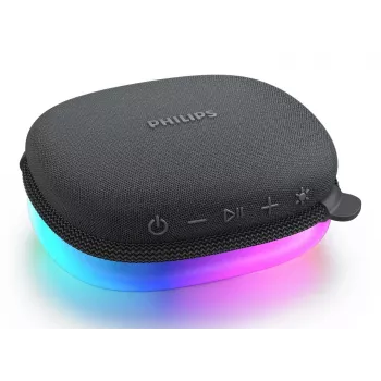 Bluetooth reproduktor Philips TAS2307BK/00 s integrovanými svetlami, bezdrôtové prehrávanie zvuku