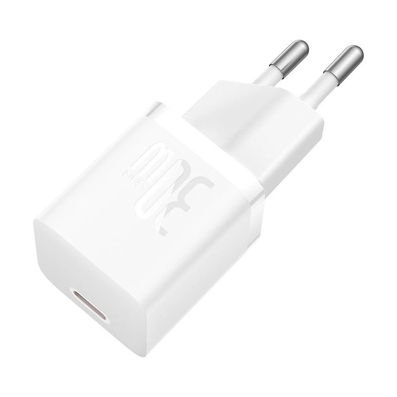 Baseus P10110902213-01 USB-C GaN5 mini 30W napájací adaptér biela