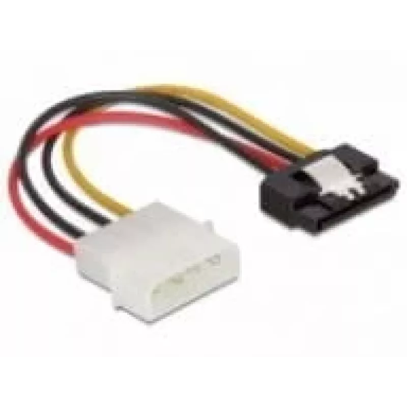 SATA HDD kábel DeLOCK 60120 4-polohový konektor samec s kovovou sponou rovný 0,12 m