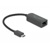 Adaptér USB Type-C konektor samec na 2,5 Gigabit LAN kompaktný DeLOCK 66645