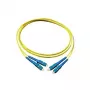 Optický duplexný patch kábel jednovidový SC/SC, 9/125, dĺžka: 3 m, Good Connections® (LW-903SC)
