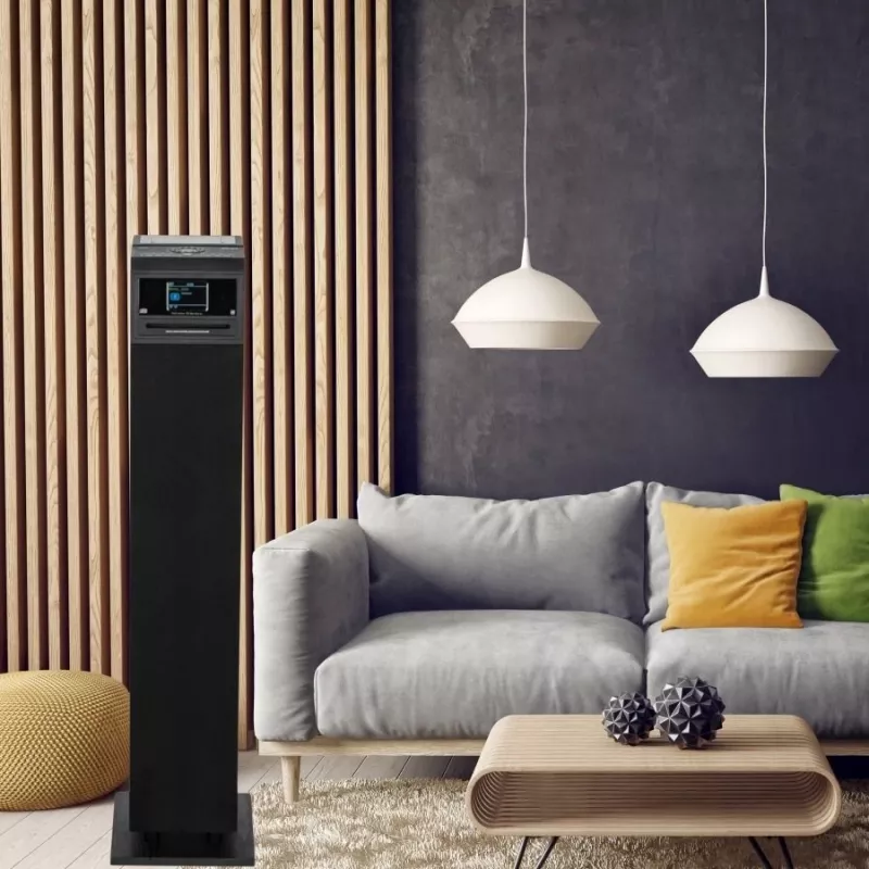 Aktívny reproduktor AKAI AEROBEAT PILLAR — aktívny prenosný reproduktor