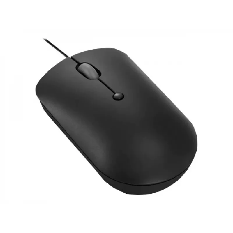 Káblová optická myš Lenovo GY51D20875 USB Type-C, obojručná, 2400 DPI, 4 tlačidlá, čierna
