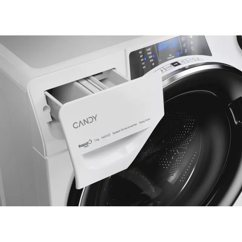 CANDY práčka RP4 476BWMBC/1-S, 7 kg, 1400 ot/min, hĺbka 45 cm