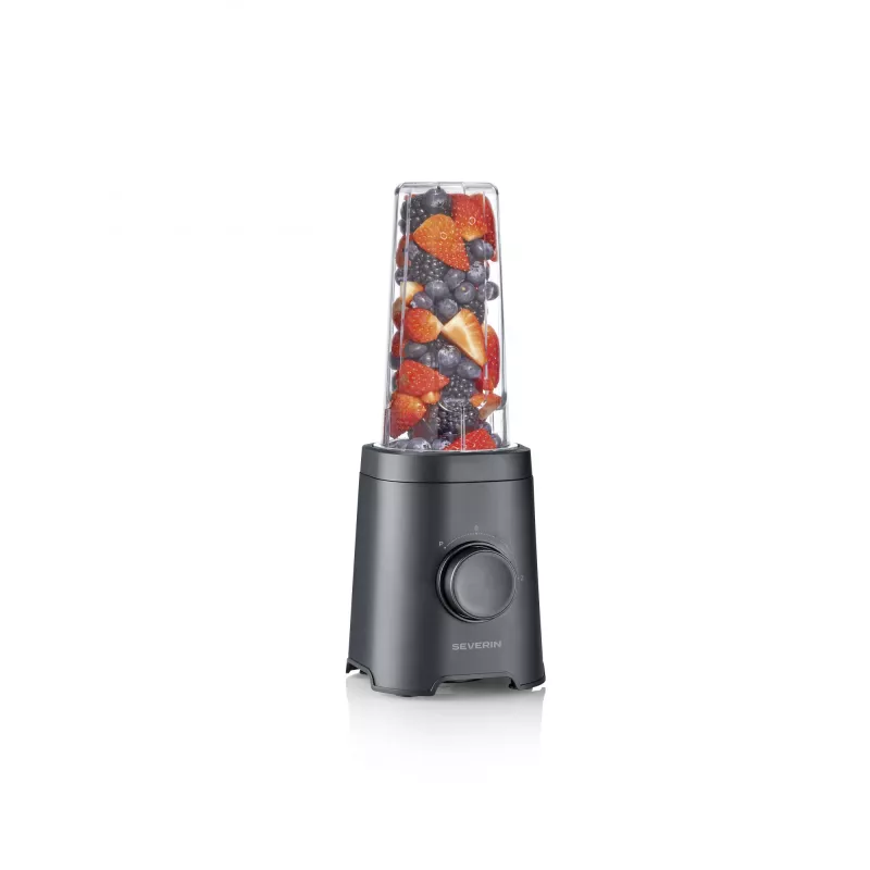 Stolový mixér SEVERIN SM 3743 — 0,6 l nádoba, 320 W, čierny, nehrdzavejúce nože
