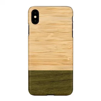 Puzdro na smartphone man and wood pre iPhone XS Max — bambusový les drevená zadná strana, ochranné puzdro