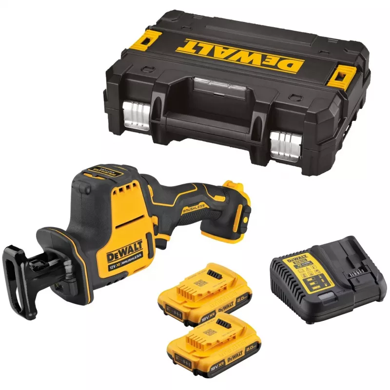 DeWALT DCS312D2-QW šabľová píla 2800 zdvihov/min čierna, žltá