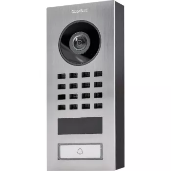 IP video vrátnik DoorBird D1101V nehrdzavejúca oceľ V4A — IP interkom, pre vchody rodinných domov