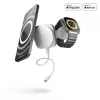 ZENS 2-IN-1 MAGSAFE + WATCH TRAVEL CHARGER BIELA