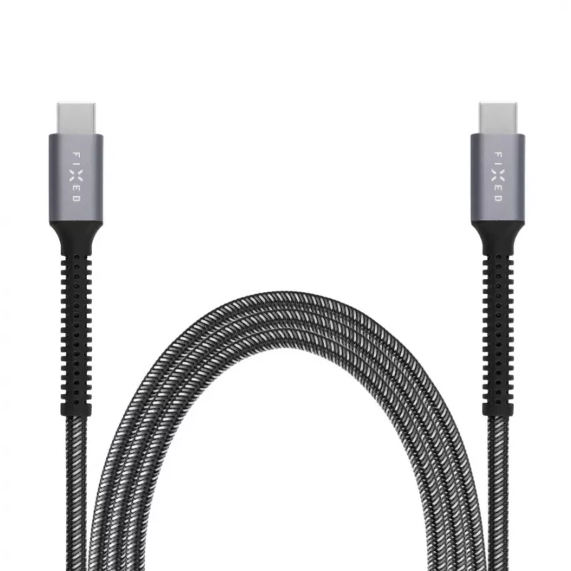 USB-C na USB-C kábel FIXED FIXDA-CC2-GR — 2 m, 240W Power Delivery