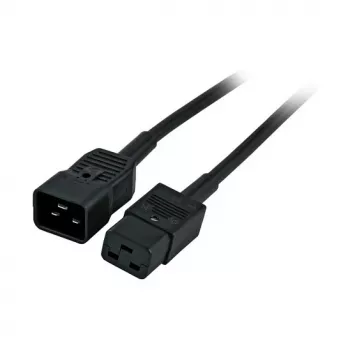 EFB-Elektronik IEC predlžovací napájací kábel C20 180° - C19 180°, čierny, 1,8 m, 3 x 1,50 mm² výrobca: EFB Elektronik (EK519.1,8)