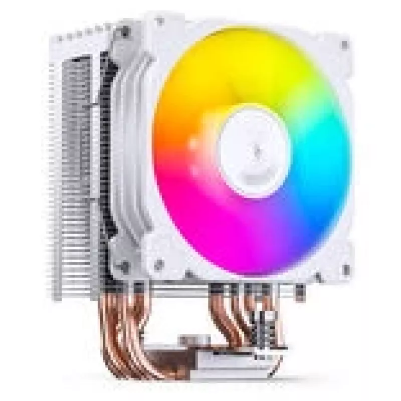 CPU chladič Jonsbo CR-1400E 92mm ARGB biely — 92mm ventilátor, ARGB osvetlenie, biely povrch