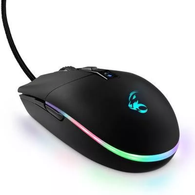 Gaming myš MediaRange MRGS202 – pravácka, optická, 4000 DPI, 6 tlačidiel, USB Type-A, čierna