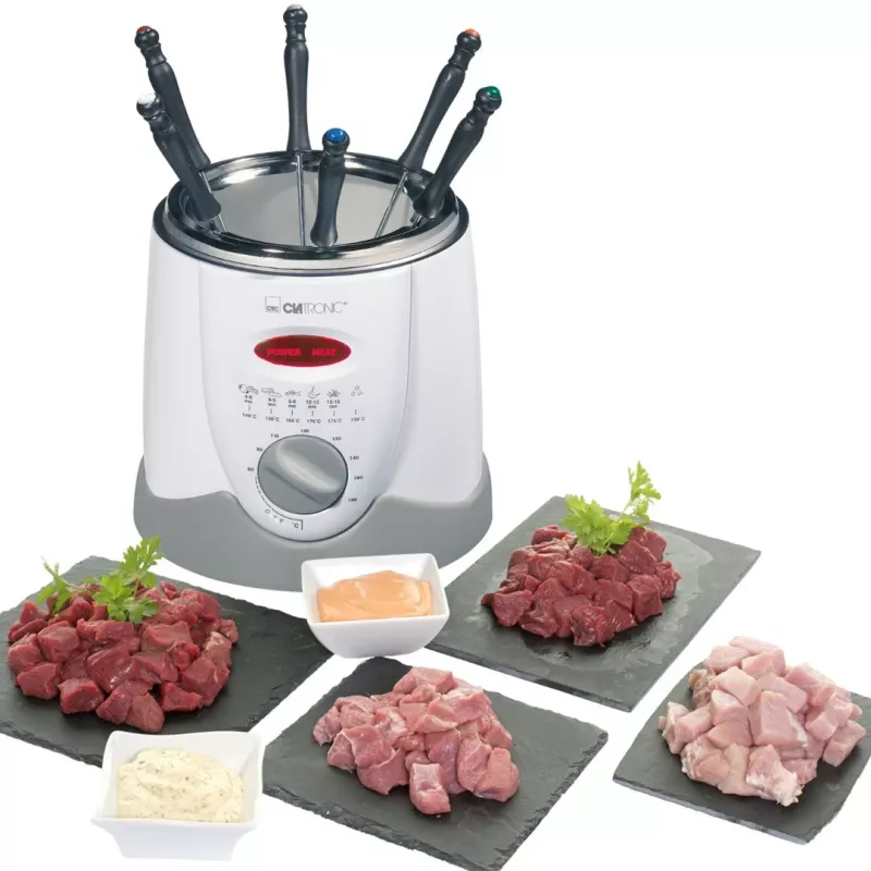 Clatronic FFR 2916 Single 1 L samostatný 900 W fritéza sivá, biela
