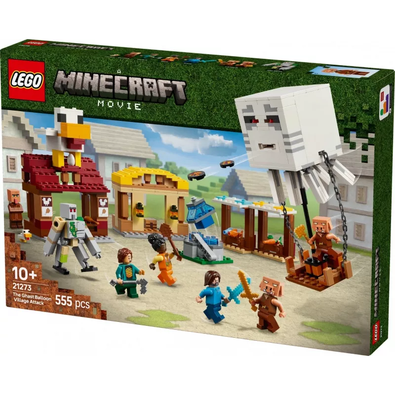 LEGO MINECRAFT 21273 Útok na dedinu s balónom Ghast