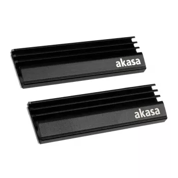 Akasa A-M2HS01-KT02 chladič/radiátor SSD pre chladiaci systém počítača čierna 1 - 2 (A-M2HS01-KT02)