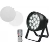 LED PAR reflektor EUROLITE 14x8W QCL — pódiový PAR reflektor, 14 LED × 8 W, studená biela/miešanie farieb