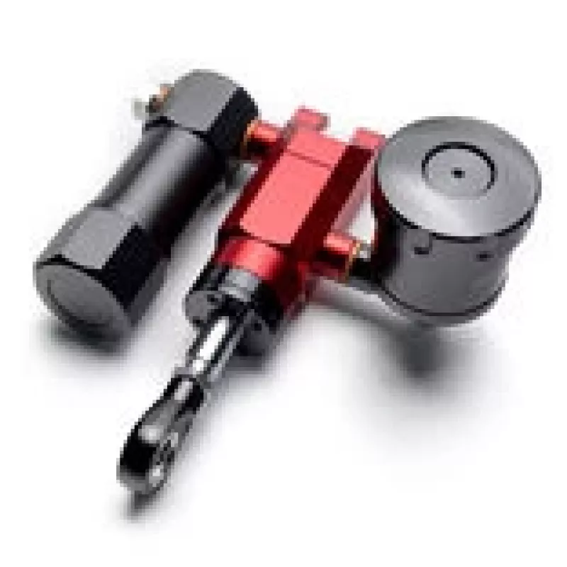 Hydraulický brzdový systém Simagic P1000i Inverted S443 — hydraulická sim-racingová brzdová jednotka