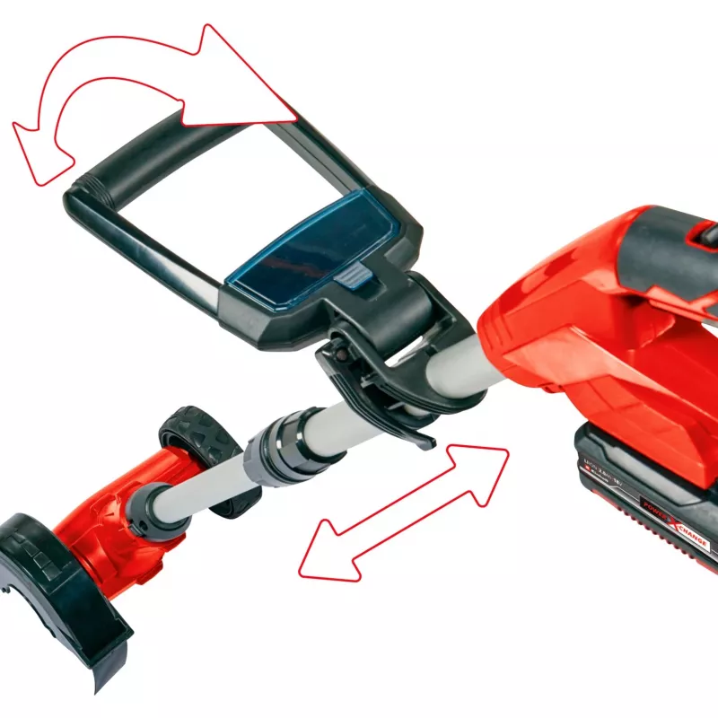 Power X-Change batériový čistič škár GC-CC 18Li Kit, 18 voltov (červená/čierna, lítium-iónová batéria 2,0 Ah)