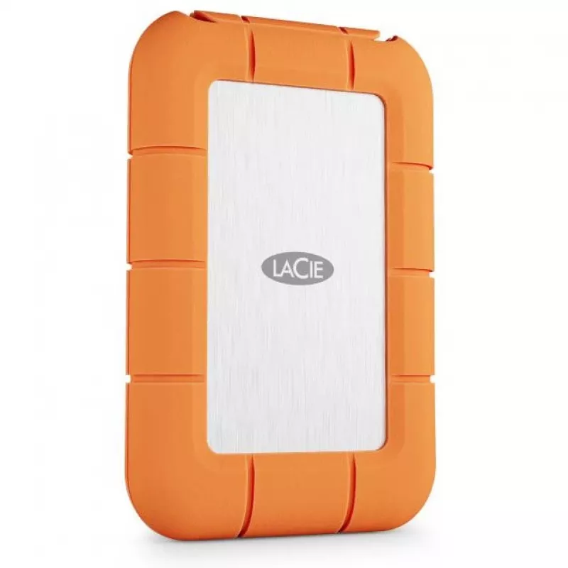 Externé SSD LaCie STND4000400 4 TB USB4 Gen 3x2 Thunderbolt USB Type-C, oranžová/nerez