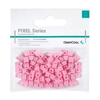 Guma PIXEL balenie 100 ks 9,8 g od DeepCool — univerzálne gumené diely, ružová, blister