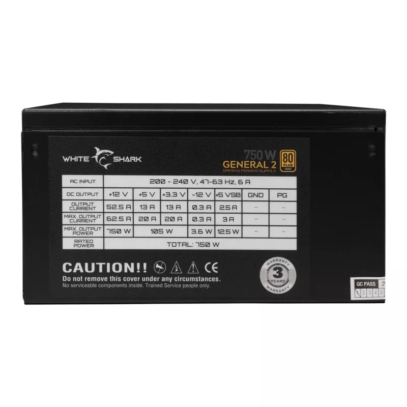 Napájací zdroj White Shark GPSU-750W General-2 750W