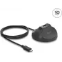 DELOCK magnetická stojanová základňa USB Type-A konektor samica na USB Type-C konektor samec 10 Gbit/s dokovací kábel 1,2 m (64365)