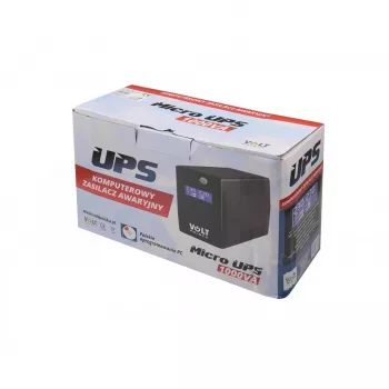 UPS neprerušiteľný zdroj napájania VOLT POLSKA MICRO 1000VA 600W 1x9ah