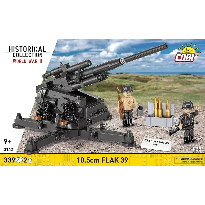 Stavebnica Cobi Blocks 10,5 cm Flak 39 — 339 dielov