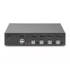 KVM prepínač Digitus DS-12891 4x1 DP USB 4K Ultra HD