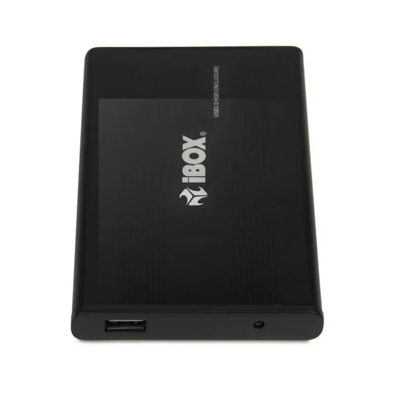 iBox HD-01 IEU2F01 externý box na HDD 2,5", SATA, USB 2.0, hliník, čierny